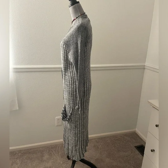 Free People Black & White Maxi Cardigan - Picture 2 of 4